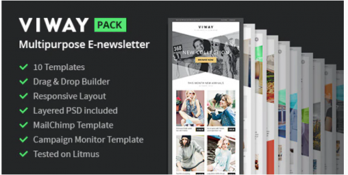 Viway Multipurpose Email Pack + Builder Access viway multipurpose email pack builder access