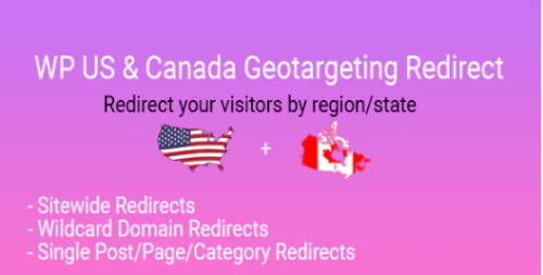 WP US&Canada State Geotargeting Redirect 1.0 wp uscanada state geotargeting redirect