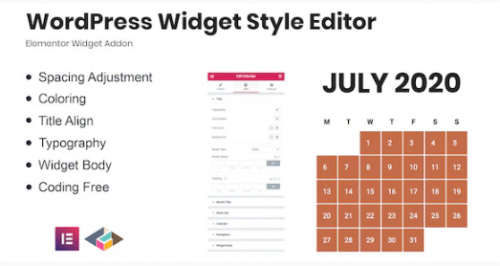 WordPress Widget Style Editor Elementor Addon 1.1.4 wordpress widget style editor elementor addon