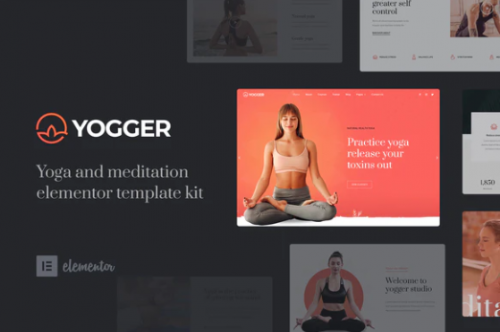 Yogger – Meditation and Yoga Elementor Template Kit yogger meditation and yoga elementor template kit