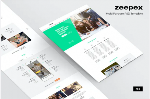 Zeepex – Portfolio PSD Website Template zeepex – portfolio psd website template