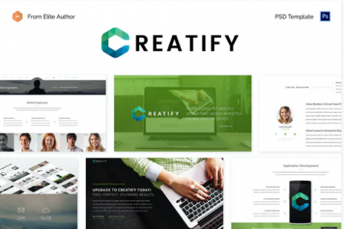 Creatify – Multipurpose Business PSD Template a