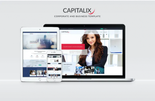 Capitalix — Business Multipurpose PSD Template at fdy