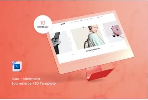 Over – Ecommerce PSD Template aytadst