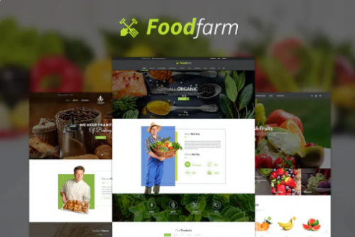 FoodFarm – Multipurpose PSD Template czd