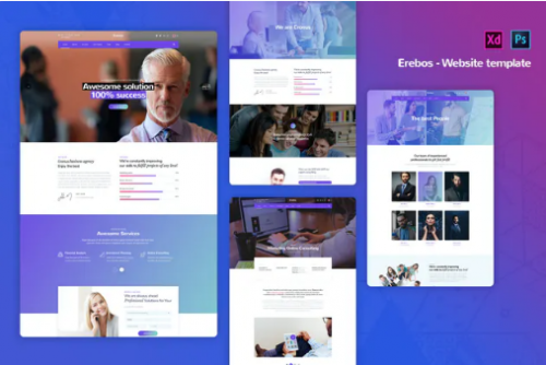 Erebos – Corporate Business Website Templates dsfytkyl