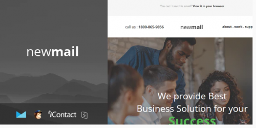 newmail – Responsive E-mail Template + Online Access newmail responsive e mail template online access