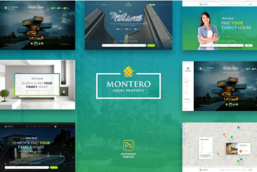 Montero – Real Estate PSD Template sdtyt