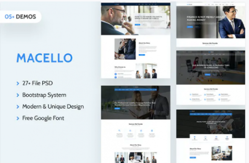 Macello | Business Psd Template syt