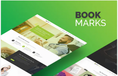 BookMarks PSD Template t