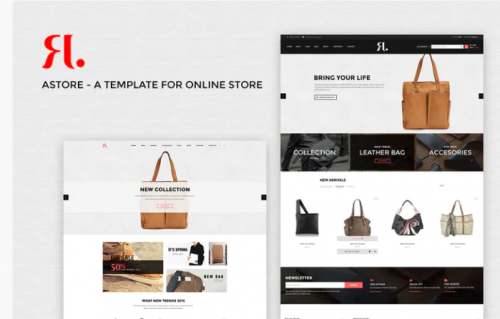 A-Store – Ecommerce PSD Template a store ecommerce psd template