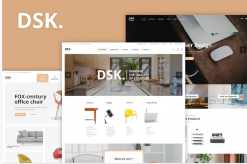 DSK – Furniture PSD Template dsk furniture psd template