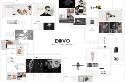 EOVO – Creative PSD template eovo creative psd template