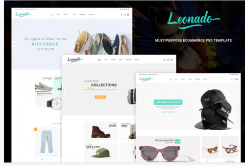 Leonado – Multipurpose eCommerce PSD Template leonado multipurpose ecommerce psd template