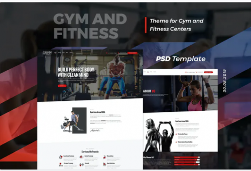 Maco | Gym and Fitness PSD Template maco gym and fitness psd template
