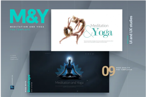 Meditation and Yoga | Multipurpose PSD Template meditation and yoga multipurpose psd template