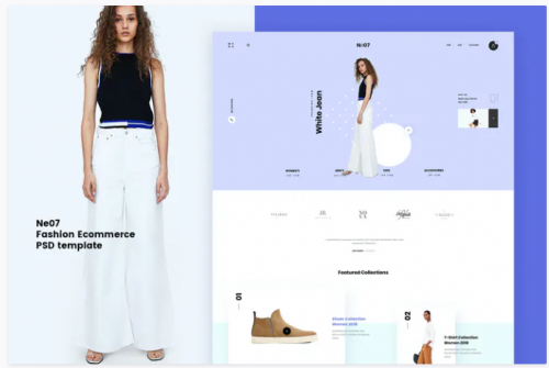 Ne07 – Fashion Ecommerce PSD template ne fashion ecommerce psd template