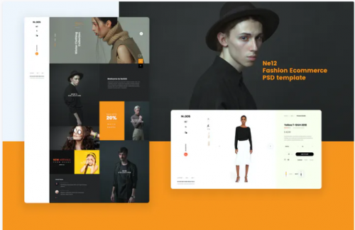 Ne12 – Fashion Ecommerce PSD template ne fashion ecommerce psd template