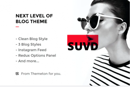 SUVAD – Personal Blog PSD Template suvad personal blog psd template