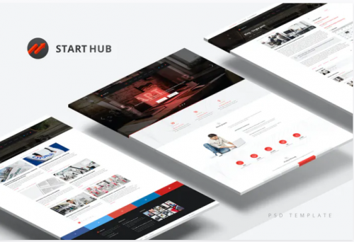 StartHub — Clean Multipurpose PSD Template starthub — clean multipurpose psd template