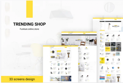 Trending Shop – Furniture PSD Template trending shop furniture psd template