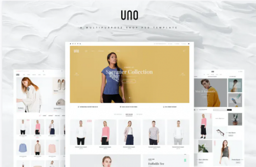 UNO – A Multipurpose Shop PSD Template uno a multipurpose shop psd template