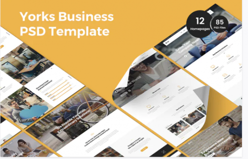 Yorks – Business Multi-Purpose PSD Template yorks business multi purpose psd template