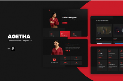 Agetha – Creative Portfolio Template Kit agetha creative portfolio template kit