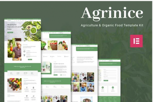 Agrinice – Agriculture and Organic Food Template Kit agrinice agriculture and organic food template kit