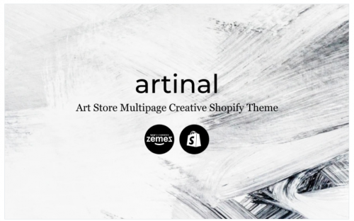 Artinal – Art Store Multipage Creative Shopify Theme artinal art store multipage creative shopify theme