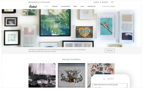 Artist – Art Gallery eCommerce Clean Shopify Theme artist art gallery ecommerce clean shopify theme