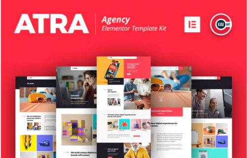 Atra – Creative Agency Elementor Template Kit atra creative agency elementor template kit