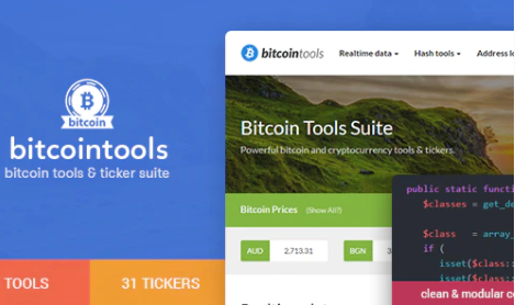 Bitcoin Tools Suite – 50+ Features 1.0 bitcoin tools suite features