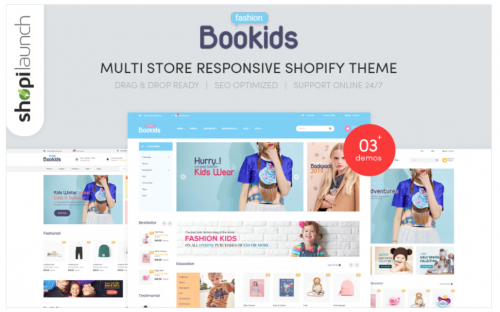 BooKids – Multi Store Responsive Shopify Theme bookids multi store responsive shopify theme