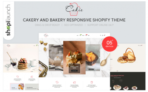 Cakie – Cakery & Bakery Responsive Shopify Theme cakie cakery bakery responsive shopify theme