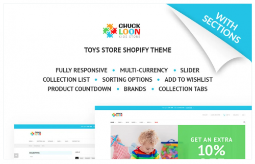 Chuck Loon – Responsive Toys & Children Clothes Online Store Shopify Theme chuck loon responsive toys children clothes online store shopify theme