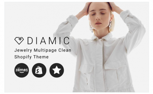 Diamic – Jewelry Multipage Clean Shopify Theme diamic jewelry multipage clean shopify theme