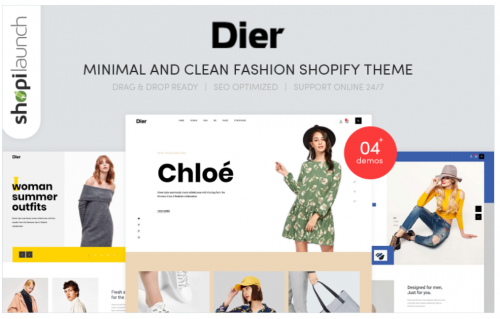 Dier – Minimal & Clean Fashion Shopify Theme dier minimal clean fashion shopify theme