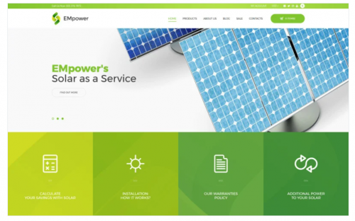 EMpower – Solar Energy Shopify Theme empower solar energy shopify theme