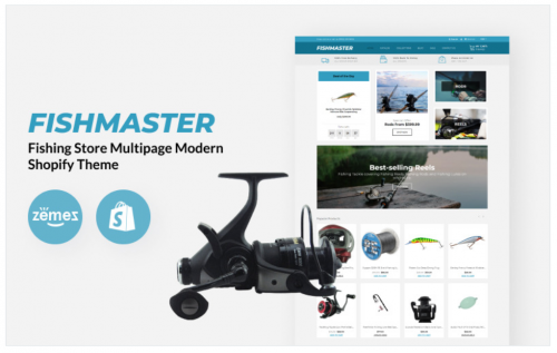 Fishmaster – Fishing Store Multipage Modern Shopify Theme fishmaster fishing store multipage modern shopify theme