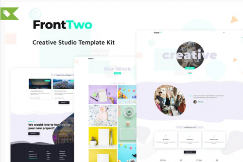FrontTwo – Creative Studio Template Kit fronttwo creative studio template kit