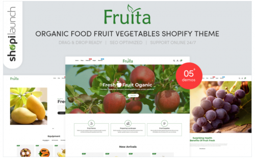 Fruita – Organic Food Fruit Vegetables Shopify Theme fruita organic food fruit vegetables shopify theme