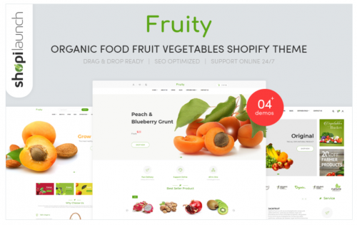 Fruity – Organic Food/Fruit/Vegetables eCommerce Shopify Theme fruity – organic food fruit vegetables ecommerce shopify theme
