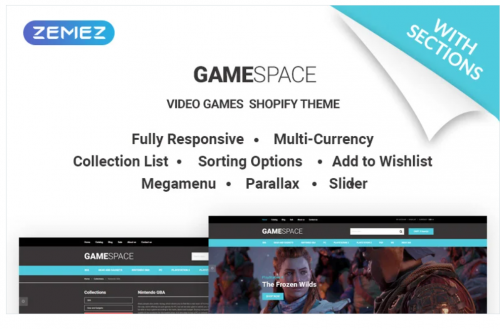 Game Space – Cool Video Games Store Shopify Theme game space cool video games store shopify theme