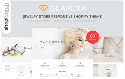Glamira – Jewelry Store Responsive Shopify Theme glamira jewelry store responsive shopify theme