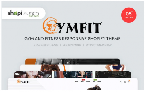 GymFit – Gym And Fitness Responsive Shopify Theme gymfit gym and fitness responsive shopify theme