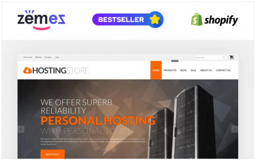 Hosting Store – Hosting & Software Shopify Theme hosting store hosting software shopify theme
