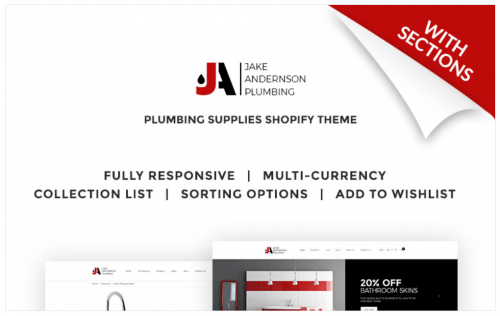 Jake Anderson Plumbing Shopify Theme jake anderson plumbing shopify theme