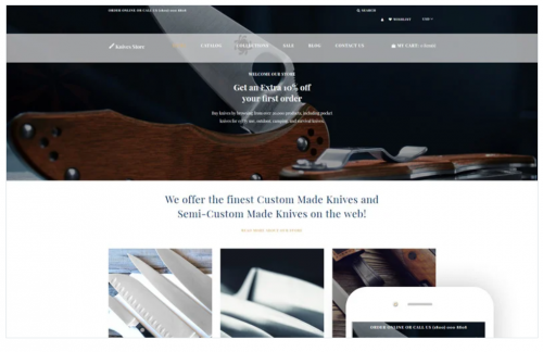 Knives store – Weapons Store Clean Shopify Theme knives store weapons store clean shopify theme