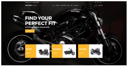 MOTORTRACK – Motorcycle Multipage Modern Shopify Theme motortrack motorcycle multipage modern shopify theme